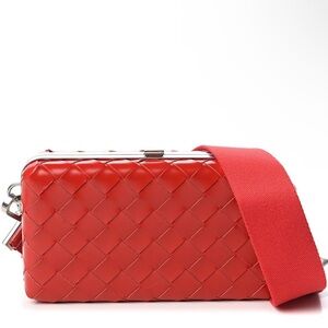Bottega Veneta Spazzolato Intrecciato Woven Crossbody Bag